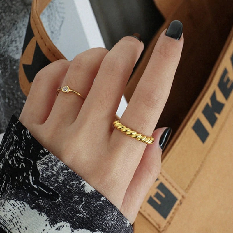 Gold Cupid Ring 