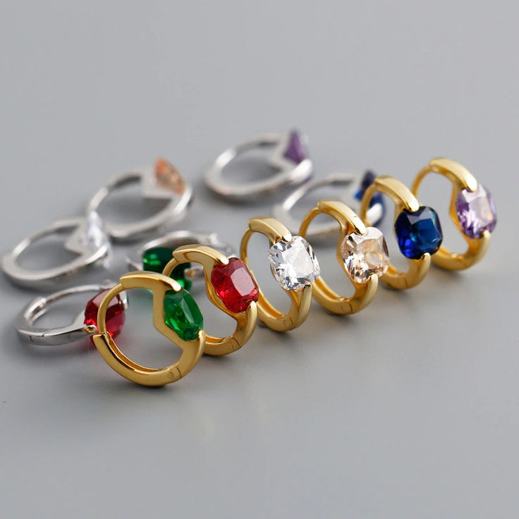 Meg Red Gold Earrings 