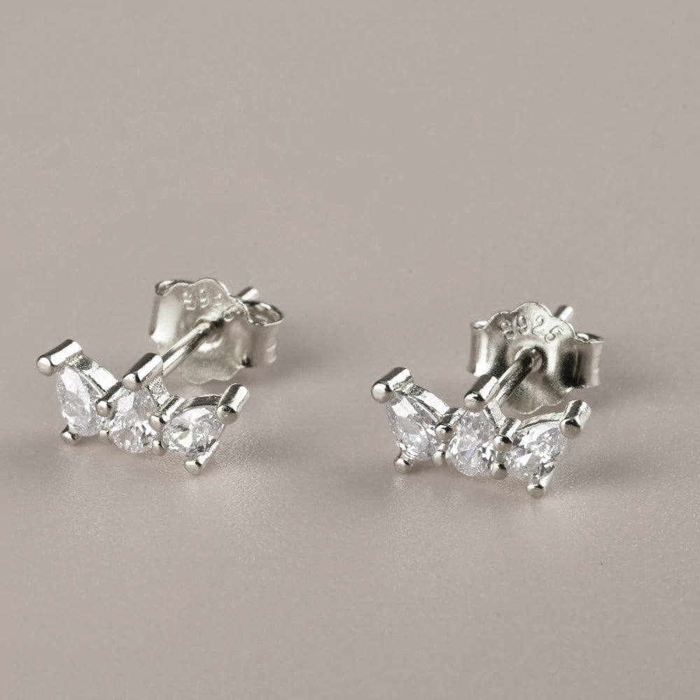 Pendientes Minis Queen Plata