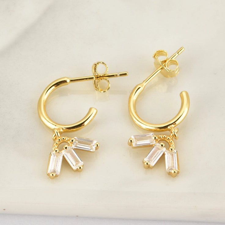 White Tribe Earrings 