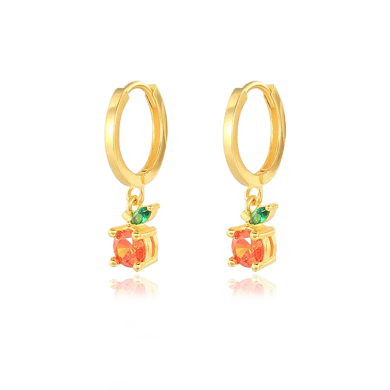 Tangerine earrings