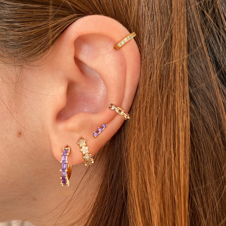 Hoops Rhine Lilac Gold 