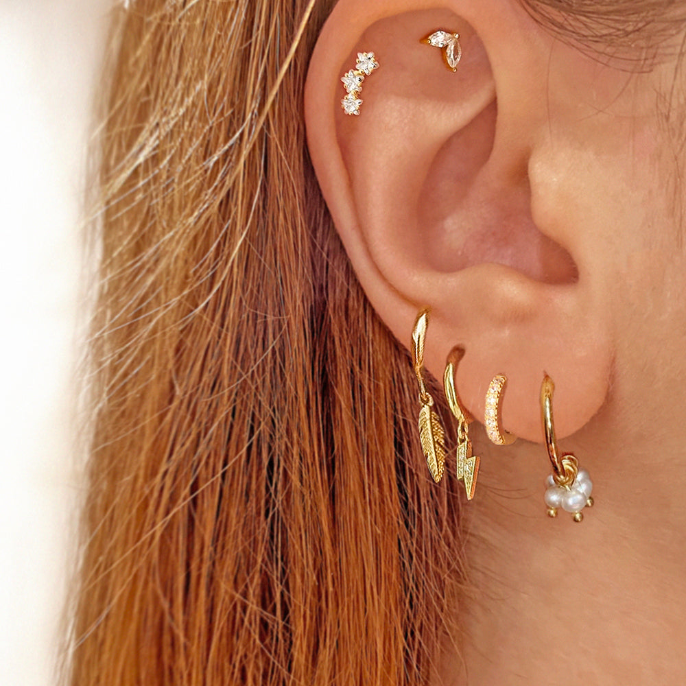 Gold Fairy Earring
