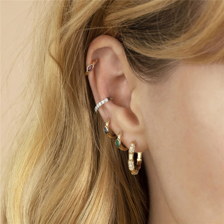 Naroa Green Earrings 