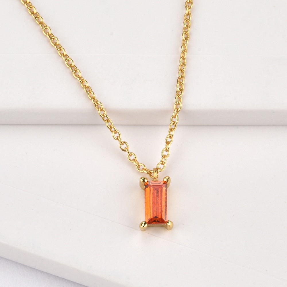 Phoebe Orange Necklace 