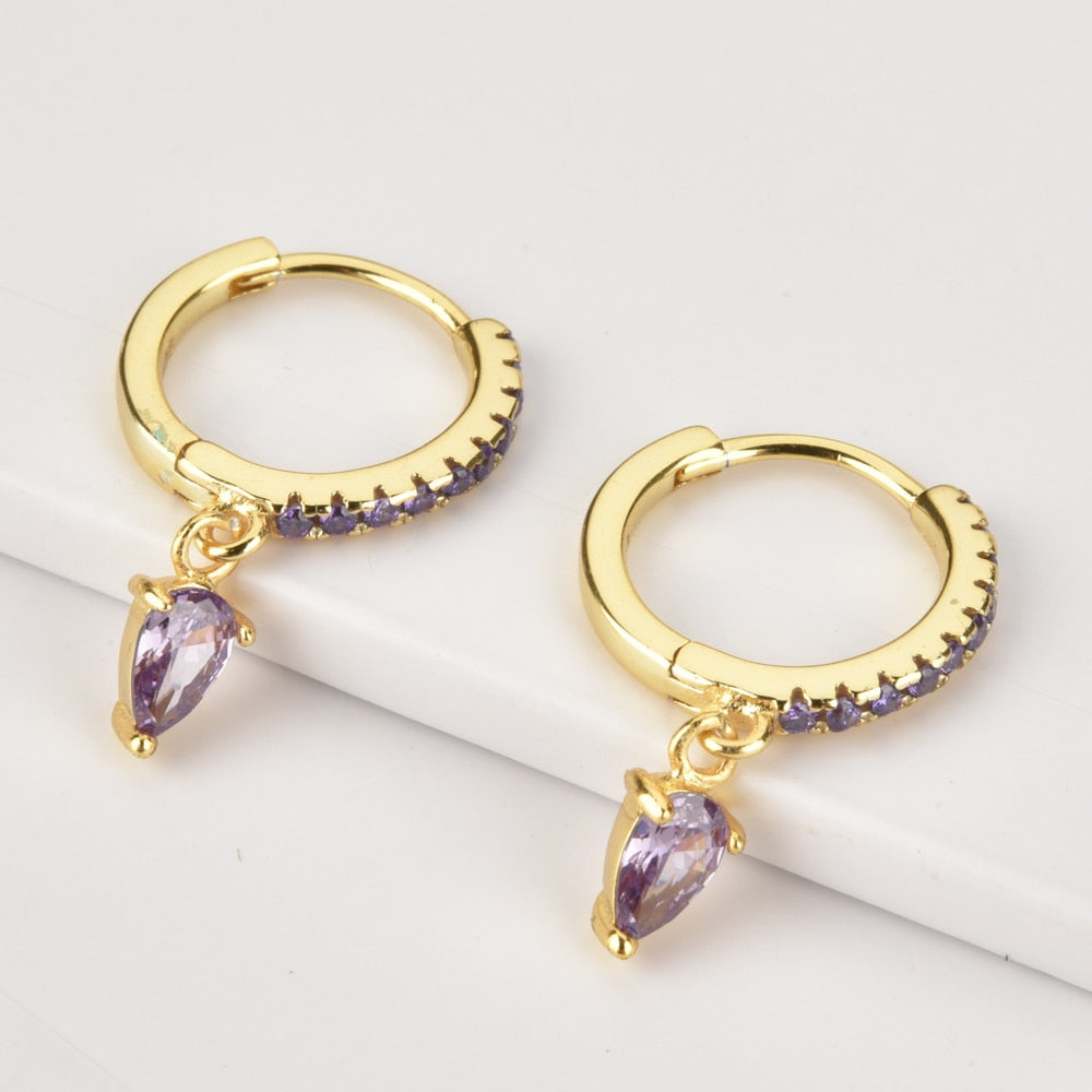 Aros Lilac Oro