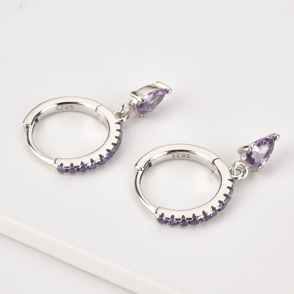 Aros Lilac Plata