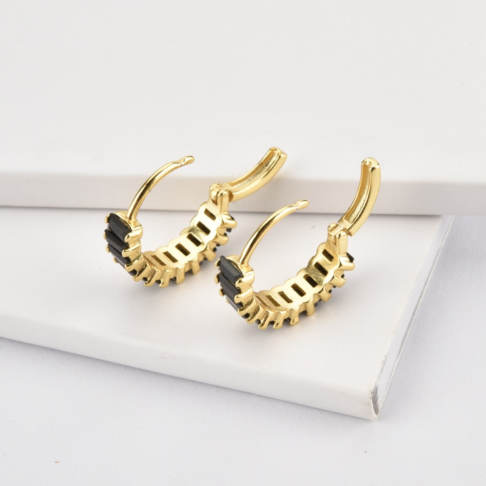 Asti Black Hoops 