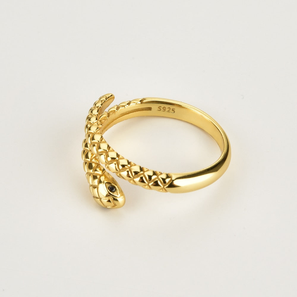 Gold Serpent Ring 