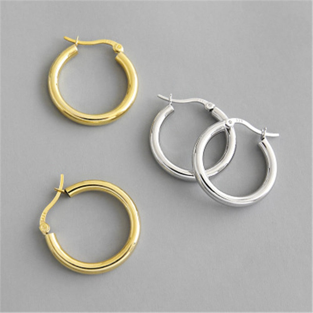 Lua Gold Hoops 22mm 