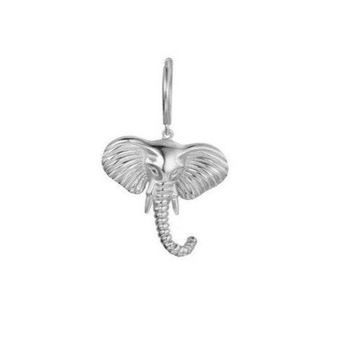 Silver Elephant Earrings 