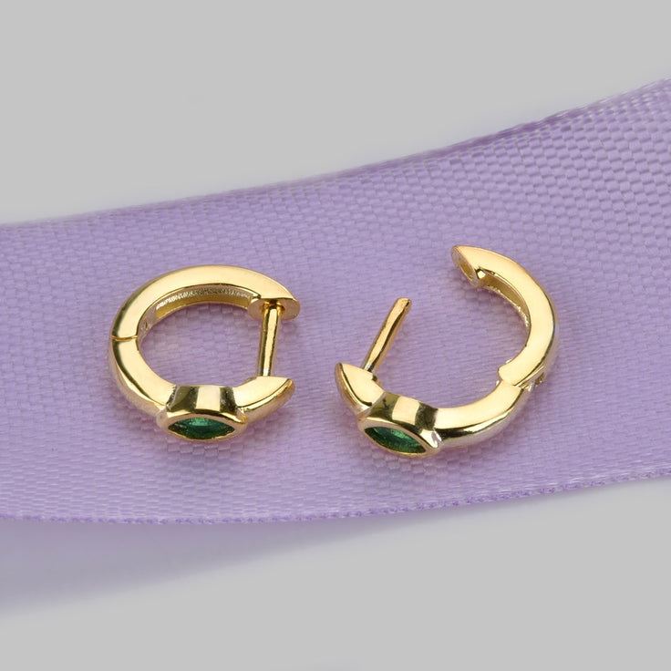 Naroa Green Earrings 