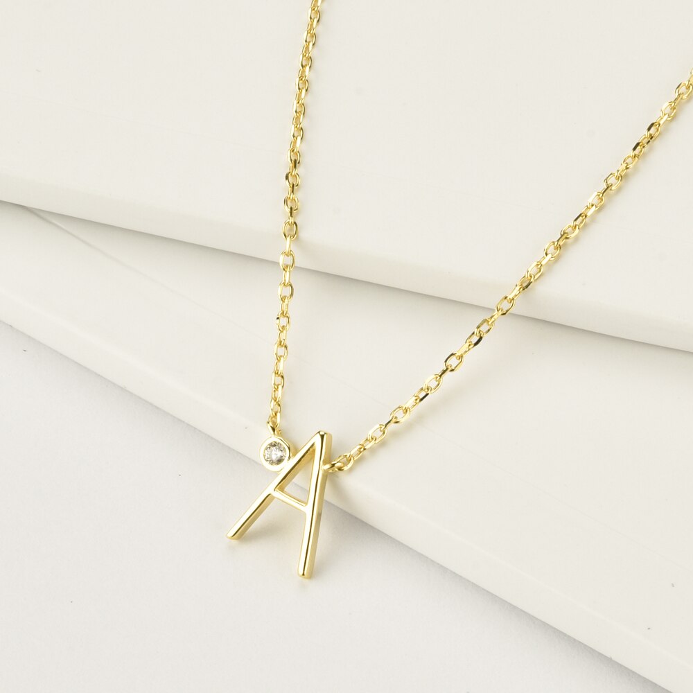 Minimal Initial Necklace 