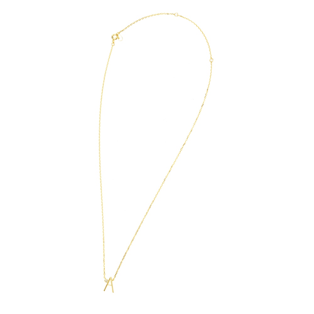 Minimal Initial Necklace 