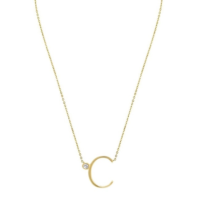 Minimal Initial Necklace 