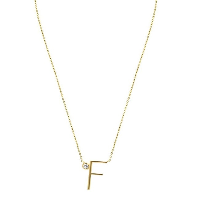 Minimal Initial Necklace 