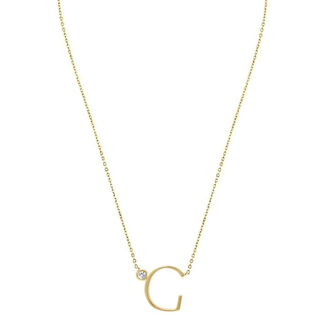 Minimal Initial Necklace 