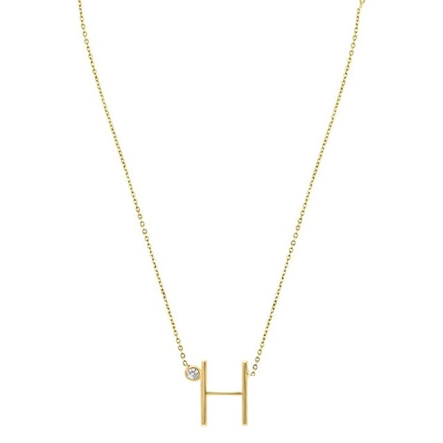 Minimal Initial Necklace 