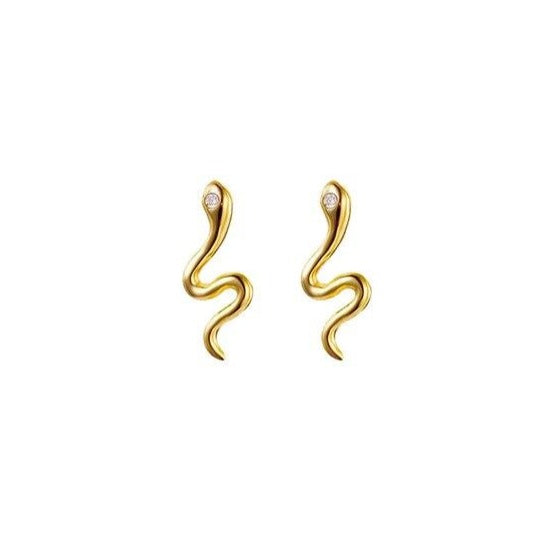 Pendientes Snaky Oro