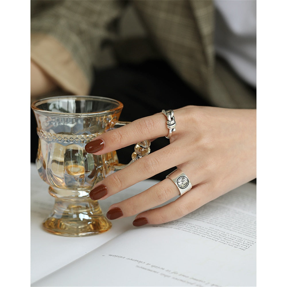 Elizabeth Silver Ring 