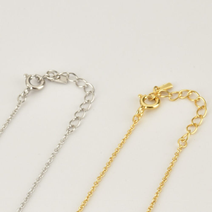 Colorful Cross Silver Necklace 