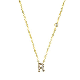 Collar Shiny Inicial Oro