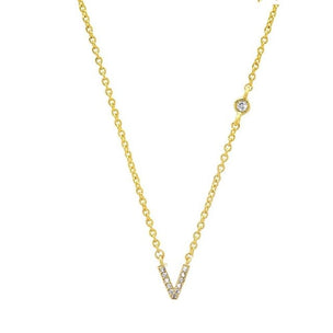Collar Shiny Inicial Oro