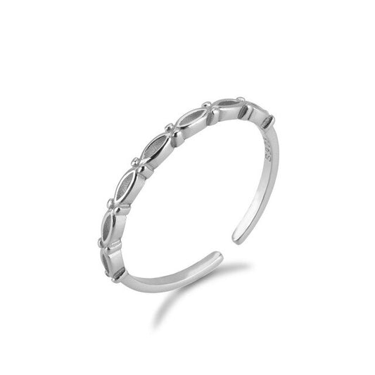 Delilah Silver Ring 
