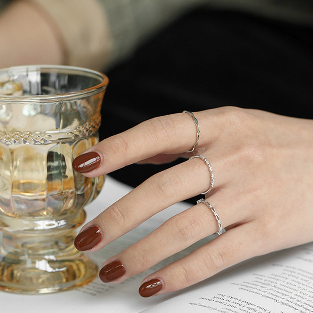 Anillo Details Plata