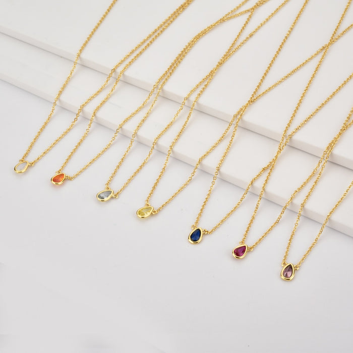 Collana Goccia Blu