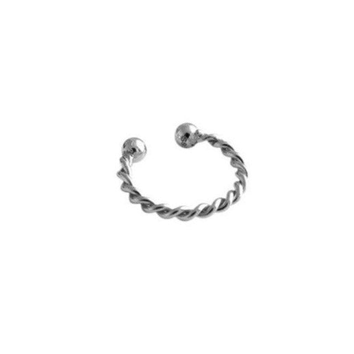 Ear Cuff Curly Silver 