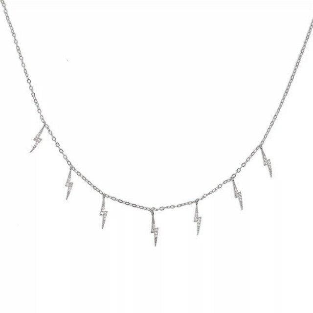 Silver Rays Choker 