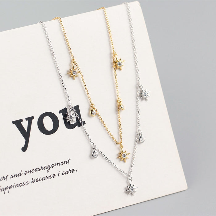 Collana Stella Argento