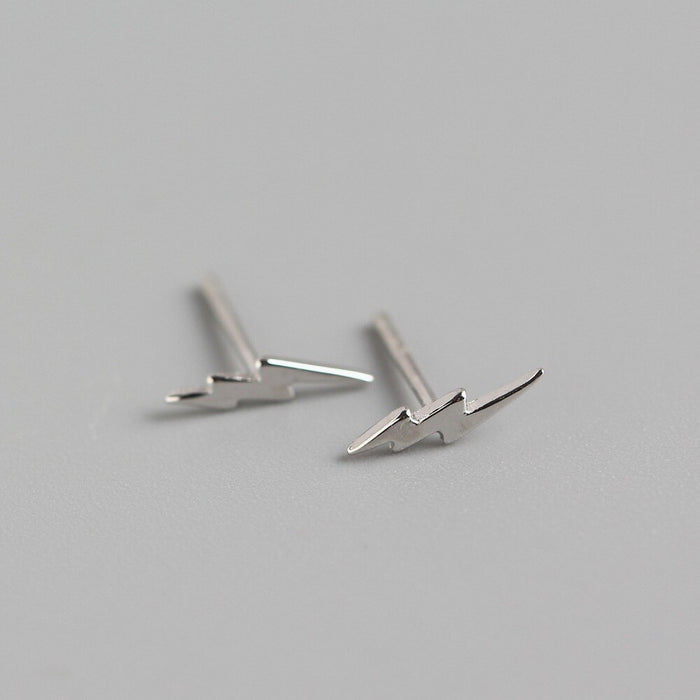 Silver Thunder Earrings 