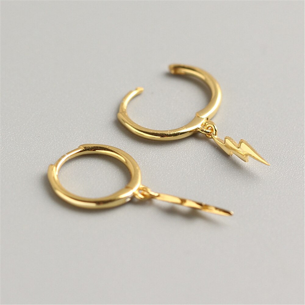 Thunder Gold Hoops 