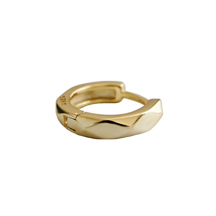 Geometric Gold Earrings 