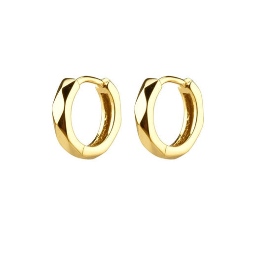 Geometric Gold Earrings 