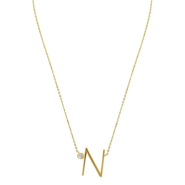 Minimal Initial Necklace 