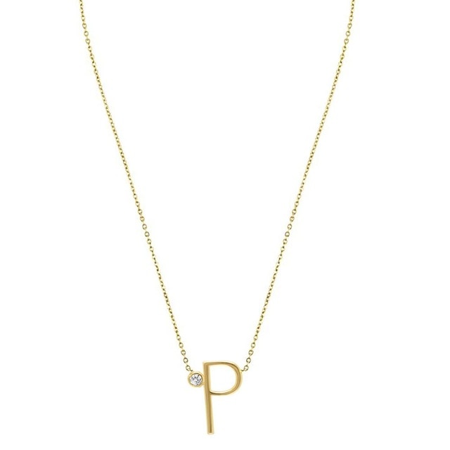 Minimal Initial Necklace 