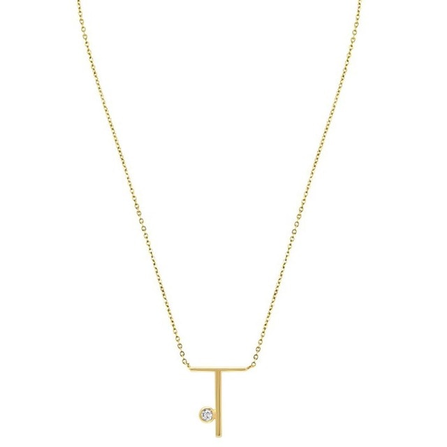 Minimal Initial Necklace 