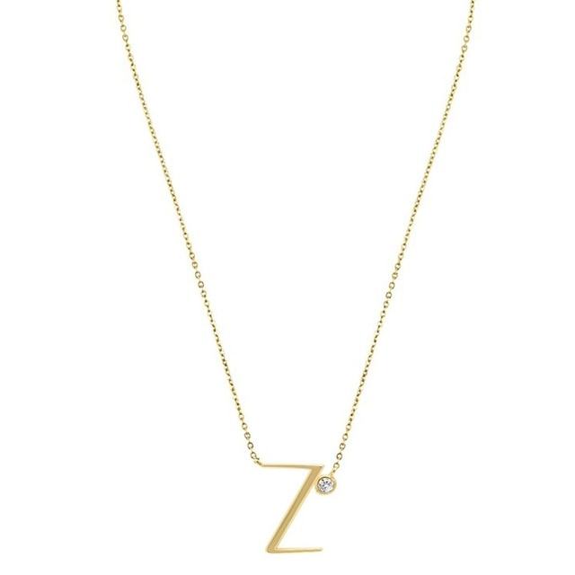 Minimal Initial Necklace 