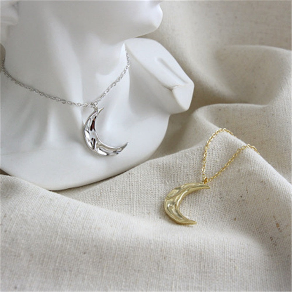 Gold Moony Necklace 