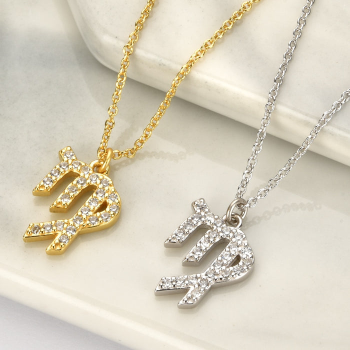 Silver Zodiac Necklace 
