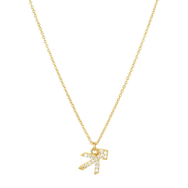 Gold Zodiac Necklace 