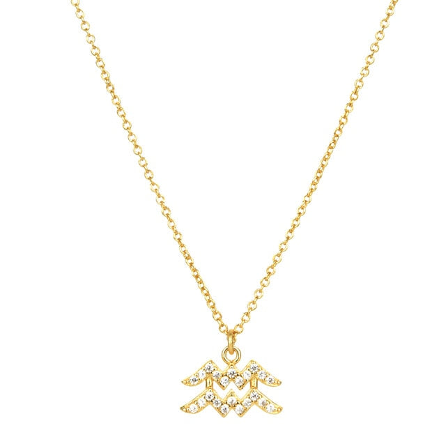 Gold Zodiac Necklace 