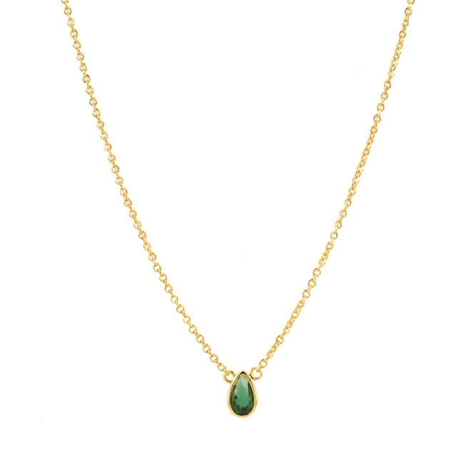 Collana Goccia Verde