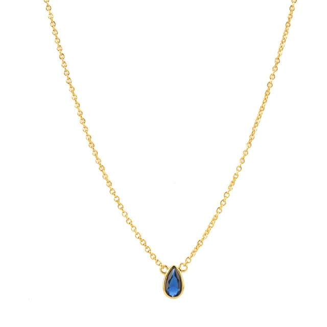 Collana Goccia Blu