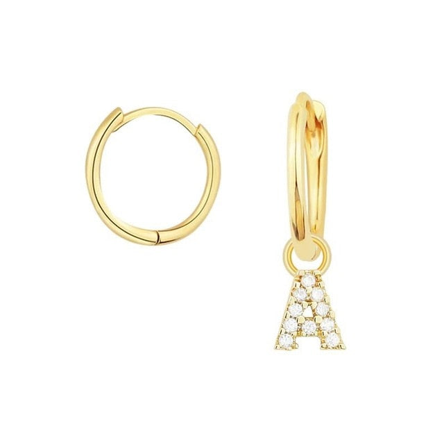 Gold Shiny You Earrings 