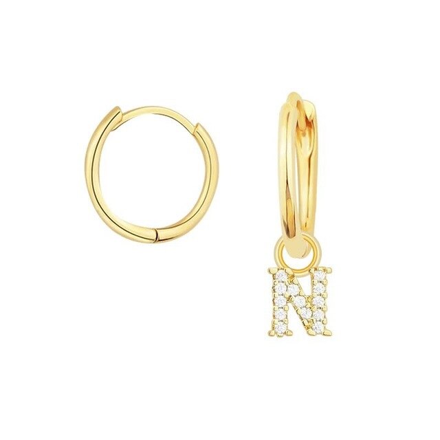 Gold Shiny You Earrings 