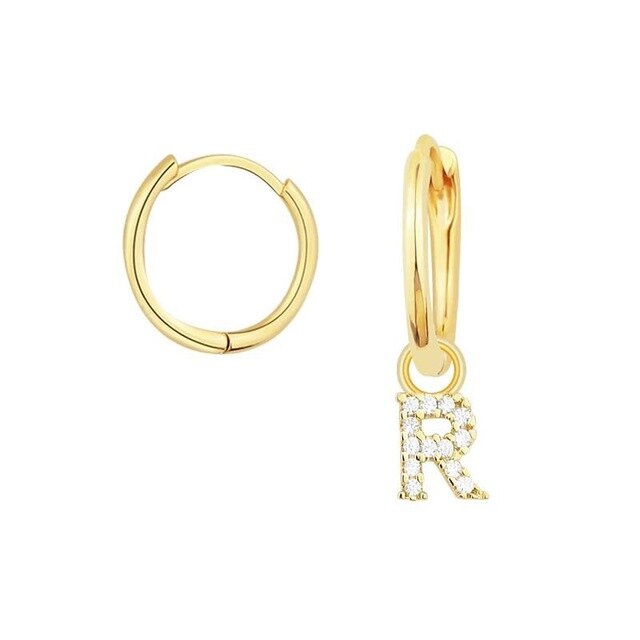 Gold Shiny You Earrings 